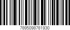 Código de barras (EAN, GTIN, SKU, ISBN): '7895098781930'