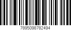 Código de barras (EAN, GTIN, SKU, ISBN): '7895098782494'