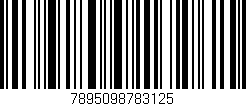 Código de barras (EAN, GTIN, SKU, ISBN): '7895098783125'