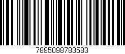 Código de barras (EAN, GTIN, SKU, ISBN): '7895098783583'