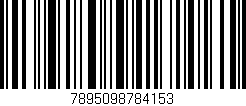 Código de barras (EAN, GTIN, SKU, ISBN): '7895098784153'