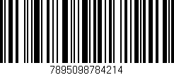 Código de barras (EAN, GTIN, SKU, ISBN): '7895098784214'