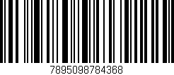 Código de barras (EAN, GTIN, SKU, ISBN): '7895098784368'