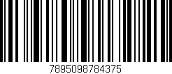 Código de barras (EAN, GTIN, SKU, ISBN): '7895098784375'