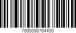 Código de barras (EAN, GTIN, SKU, ISBN): '7895098784450'