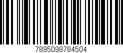 Código de barras (EAN, GTIN, SKU, ISBN): '7895098784504'