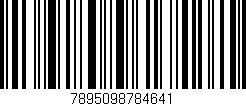 Código de barras (EAN, GTIN, SKU, ISBN): '7895098784641'