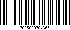 Código de barras (EAN, GTIN, SKU, ISBN): '7895098784665'