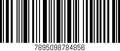 Código de barras (EAN, GTIN, SKU, ISBN): '7895098784856'