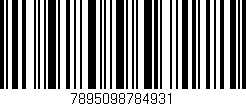 Código de barras (EAN, GTIN, SKU, ISBN): '7895098784931'