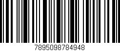 Código de barras (EAN, GTIN, SKU, ISBN): '7895098784948'