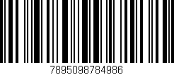 Código de barras (EAN, GTIN, SKU, ISBN): '7895098784986'