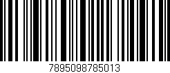 Código de barras (EAN, GTIN, SKU, ISBN): '7895098785013'