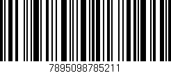 Código de barras (EAN, GTIN, SKU, ISBN): '7895098785211'