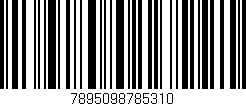 Código de barras (EAN, GTIN, SKU, ISBN): '7895098785310'