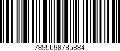 Código de barras (EAN, GTIN, SKU, ISBN): '7895098785884'