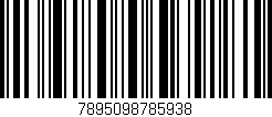 Código de barras (EAN, GTIN, SKU, ISBN): '7895098785938'