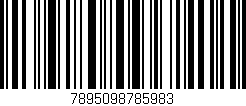 Código de barras (EAN, GTIN, SKU, ISBN): '7895098785983'