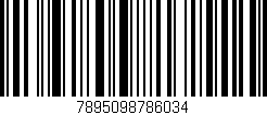 Código de barras (EAN, GTIN, SKU, ISBN): '7895098786034'