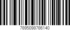 Código de barras (EAN, GTIN, SKU, ISBN): '7895098786140'