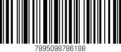 Código de barras (EAN, GTIN, SKU, ISBN): '7895098786188'