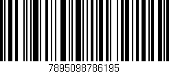 Código de barras (EAN, GTIN, SKU, ISBN): '7895098786195'