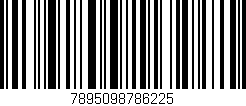 Código de barras (EAN, GTIN, SKU, ISBN): '7895098786225'