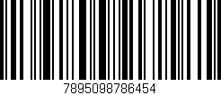 Código de barras (EAN, GTIN, SKU, ISBN): '7895098786454'