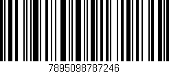 Código de barras (EAN, GTIN, SKU, ISBN): '7895098787246'