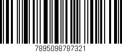 Código de barras (EAN, GTIN, SKU, ISBN): '7895098787321'