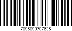 Código de barras (EAN, GTIN, SKU, ISBN): '7895098787635'