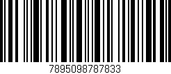 Código de barras (EAN, GTIN, SKU, ISBN): '7895098787833'