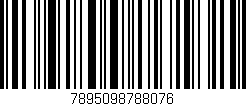 Código de barras (EAN, GTIN, SKU, ISBN): '7895098788076'