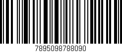 Código de barras (EAN, GTIN, SKU, ISBN): '7895098788090'