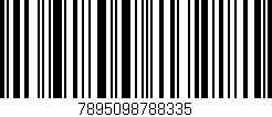 Código de barras (EAN, GTIN, SKU, ISBN): '7895098788335'