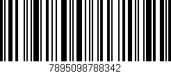 Código de barras (EAN, GTIN, SKU, ISBN): '7895098788342'