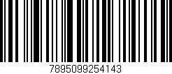 Código de barras (EAN, GTIN, SKU, ISBN): '7895099254143'