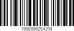 Código de barras (EAN, GTIN, SKU, ISBN): '7895099254204'