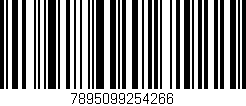 Código de barras (EAN, GTIN, SKU, ISBN): '7895099254266'