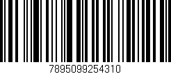 Código de barras (EAN, GTIN, SKU, ISBN): '7895099254310'