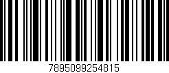 Código de barras (EAN, GTIN, SKU, ISBN): '7895099254815'