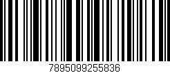 Código de barras (EAN, GTIN, SKU, ISBN): '7895099255836'