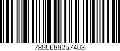 Código de barras (EAN, GTIN, SKU, ISBN): '7895099257403'