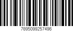 Código de barras (EAN, GTIN, SKU, ISBN): '7895099257496'