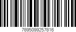 Código de barras (EAN, GTIN, SKU, ISBN): '7895099257816'