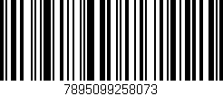 Código de barras (EAN, GTIN, SKU, ISBN): '7895099258073'