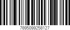 Código de barras (EAN, GTIN, SKU, ISBN): '7895099258127'