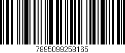 Código de barras (EAN, GTIN, SKU, ISBN): '7895099258165'