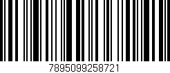 Código de barras (EAN, GTIN, SKU, ISBN): '7895099258721'