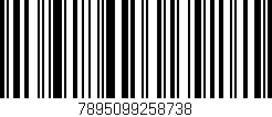 Código de barras (EAN, GTIN, SKU, ISBN): '7895099258738'